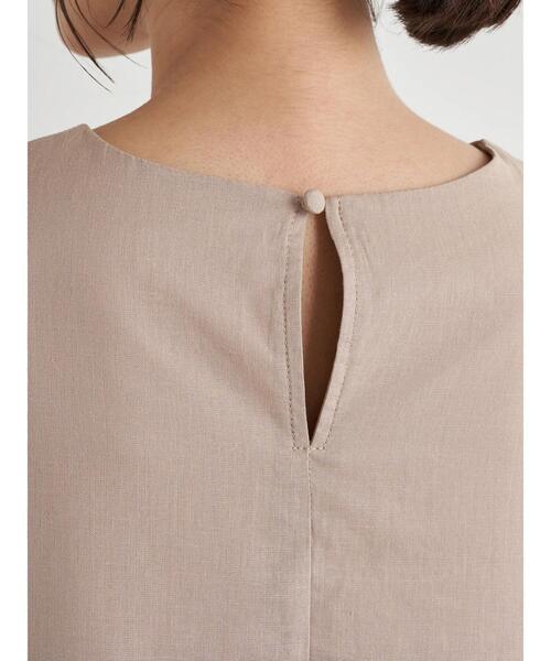 earth music&ecology（アースミュージックアンドエコロジー）の「レーヨンリネンスリーブレスワンピース ＊（ワンピース・レディース・ブルー/ラベンダー/ベージュ・FREE）」の18枚目の写真