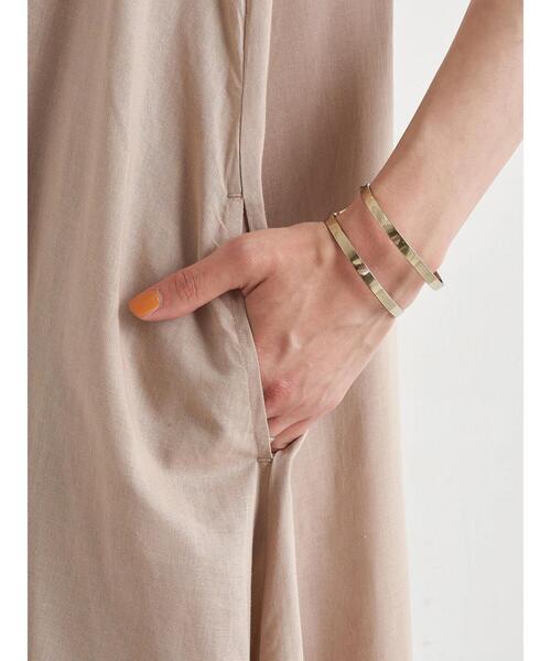 earth music&ecology（アースミュージックアンドエコロジー）の「レーヨンリネンスリーブレスワンピース ＊（ワンピース・レディース・ブルー/ラベンダー/ベージュ・FREE）」の15枚目の写真