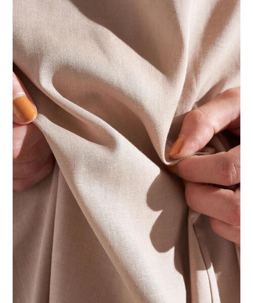 earth music&ecology（アースミュージックアンドエコロジー）の「レーヨンリネンスリーブレスワンピース ＊（ワンピース・レディース・ブルー/ラベンダー/ベージュ・FREE）」の8枚目の写真