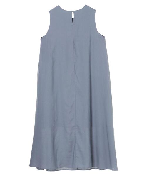 earth music&ecology（アースミュージックアンドエコロジー）の「レーヨンリネンスリーブレスワンピース ＊（ワンピース・レディース・ブルー/ラベンダー/ベージュ・FREE）」の6枚目の写真