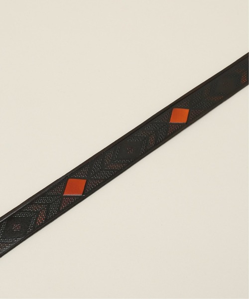JOURNAL STANDARD(ジャーナルスタンダード)の「【BLACKNEY LEATHER WORKS/ ブラックニーレザーワークス】1 1/2 inch Retro(ベルト・メンズ・ウッド/ブラック系その他/チョコ/ブラックミックス/ブラウン/ブラウン系その他・34/36)」の9枚目の写真