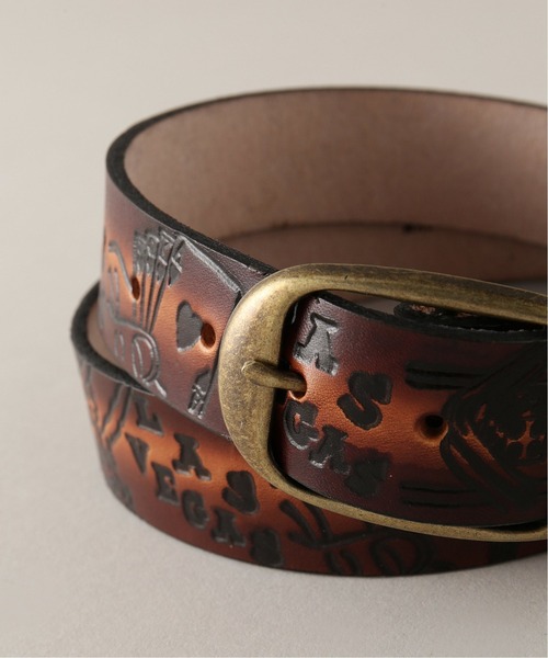 JOURNAL STANDARD(ジャーナルスタンダード)の「【BLACKNEY LEATHER WORKS/ ブラックニーレザーワークス】1 1/2 inch Retro(ベルト・メンズ・ウッド/ブラック系その他/チョコ/ブラックミックス/ブラウン/ブラウン系その他・34/36)」の8枚目の写真