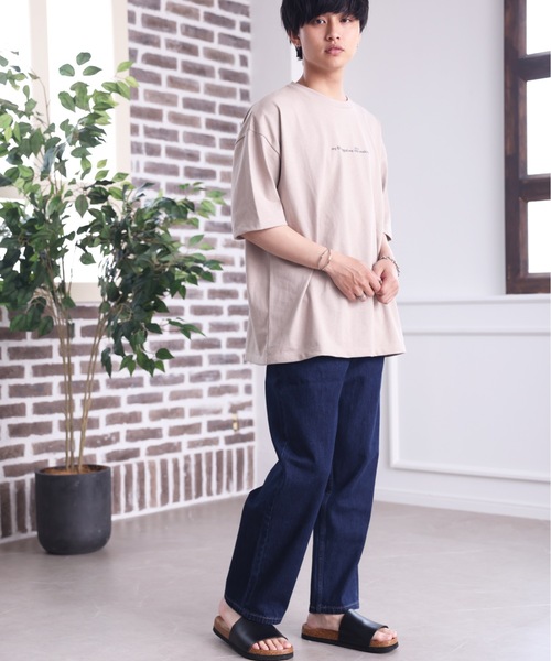 ACE SHOP（エースショップ）の「ワイドデニムシェフパンツ【ファッション系YouTuberめんくろ。コラボ】（デニムパンツ・メンズ・アイボリー/インディゴブルー/サックスブルー・MEDIUM/LARGE）」の20枚目の写真