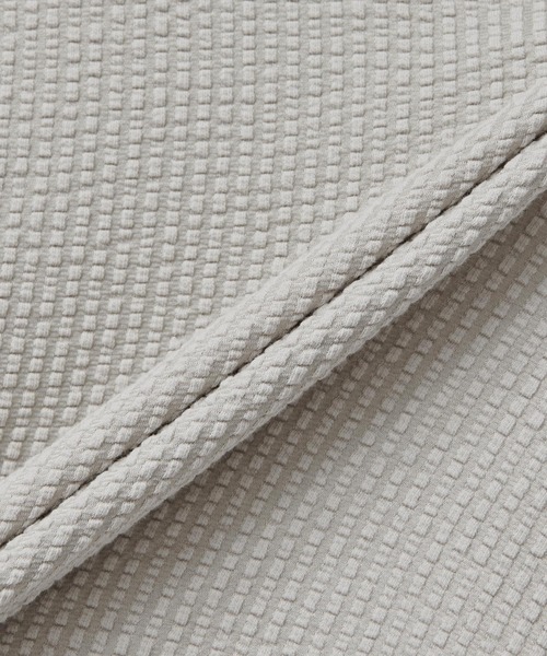 Loungewear tokyo（ラウンジウェアトウキョウ）の「【ラウンジウェアセットアップ】リラックス カットサッカー地 ポロシャツ×イージーショートパンツ ワンマイルウェア（ルームウェア/パジャマ・メンズ・ブラック/ネイビー/ホワイト系その他/グレー系その他/ホワイト系その他2・M/L/XL）」の15枚目の写真