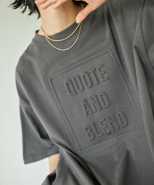 VACANCY（ヴァカンシー）の「発泡立体ロゴTシャツ（Tシャツ/カットソー・レディース・ホワイト/チャコールグレー/オレンジ・FREE）」の20枚目の写真