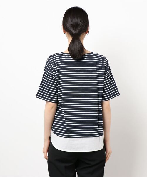 DECOY SINCE 1981(デコイシンスイチキュウハチイチ)の「裾出しボーダープルオーバー(Tシャツ/カットソー・レディース・ブラック/ネイビー/グリーン・M/L)」の13枚目の写真