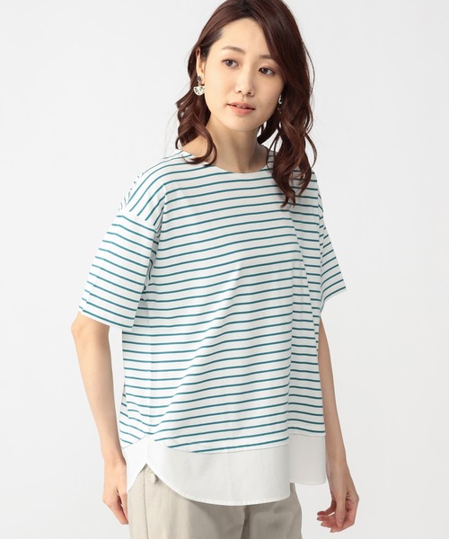 セール 裾出しボーダープルオーバー Tシャツ カットソー Decoy Since 1981 デコイシンスイチキュウハチイチ のファッション通販 Zozotown