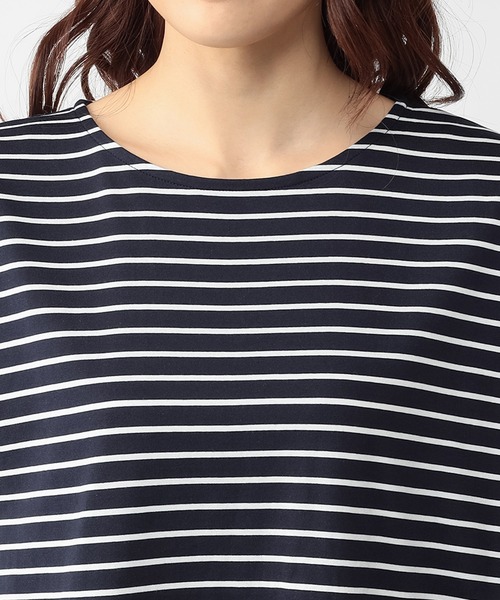 DECOY SINCE 1981(デコイシンスイチキュウハチイチ)の「裾出しボーダープルオーバー(Tシャツ/カットソー・レディース・ブラック/ネイビー/グリーン・M/L)」の7枚目の写真
