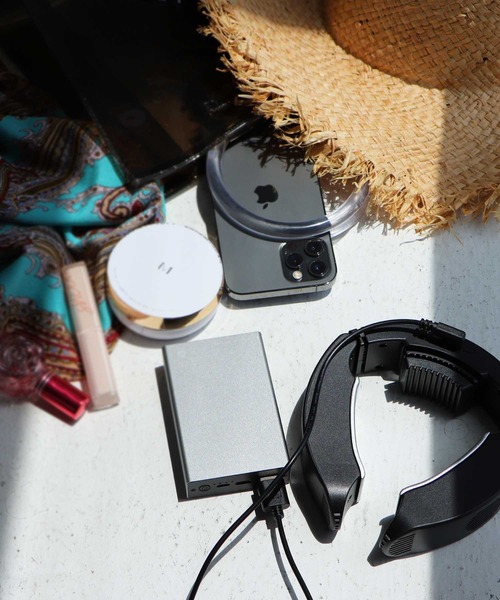 antiqua（アンティカ）の「バッテリー付きポータブルネッククーラー（生活家電・レディース・ブラック・FREE）」の21枚目の写真