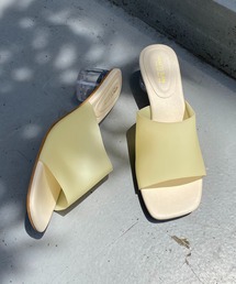 クリアヒールサンダル