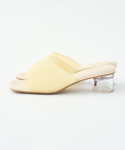 one after another NICE CLAUP（ワンアフターアナザーナイスクラップ）の「クリアヒールサンダル（サンダル・レディース・イエロー系その他・S/M/L/LL）」の6枚目の写真