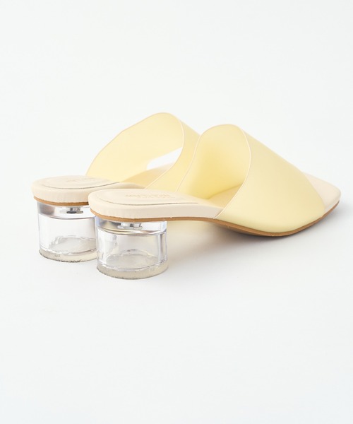 one after another NICE CLAUP（ワンアフターアナザーナイスクラップ）の「クリアヒールサンダル（サンダル・レディース・イエロー系その他・S/M/L/LL）」の7枚目の写真