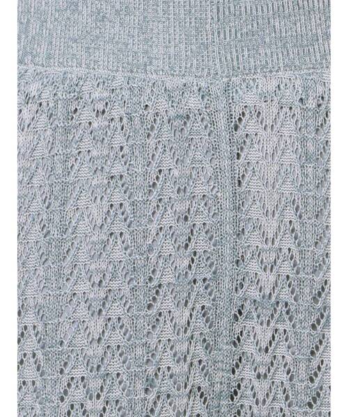 MURUA(ムルーア)の「シアージャガードフィットフレアパンツ(スウェットパンツ・レディース・ブラック/ライトブルー/ベージュ・FREE)」の21枚目の写真