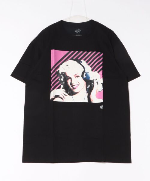 PARKS TOKYO SELECT(パークストウキョウセレクト)の「(UN)MARILYN MONROE S/S TEE マリリンモンロー/半袖Tシャツ(Tシャツ/カットソー・メンズ・ブラック/ホワイト・LARGE/MEDIUM/X-LARGE)」の1枚目の写真