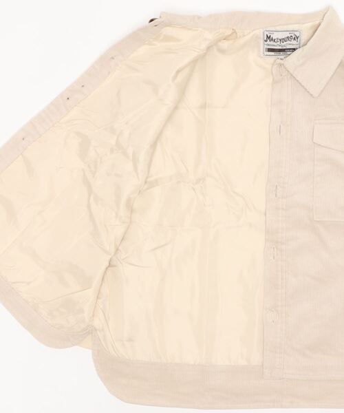 MAKE YOUR DAY（メイクユアデイ）の「コールテンCPOジャケット■150.160cm（その他アウター・キッズ・アイボリー/ベージュ・150/160）」の14枚目の写真