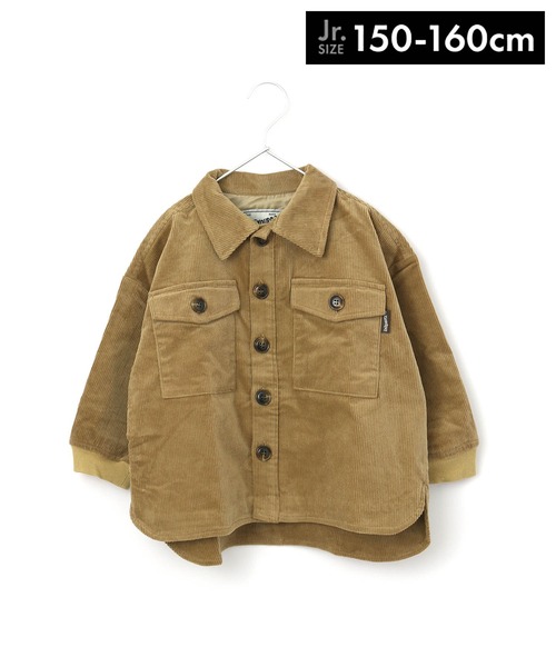 MAKE YOUR DAY（メイクユアデイ）の「コールテンCPOジャケット■150.160cm（その他アウター・キッズ・アイボリー/ベージュ・150/160）」の2枚目の写真