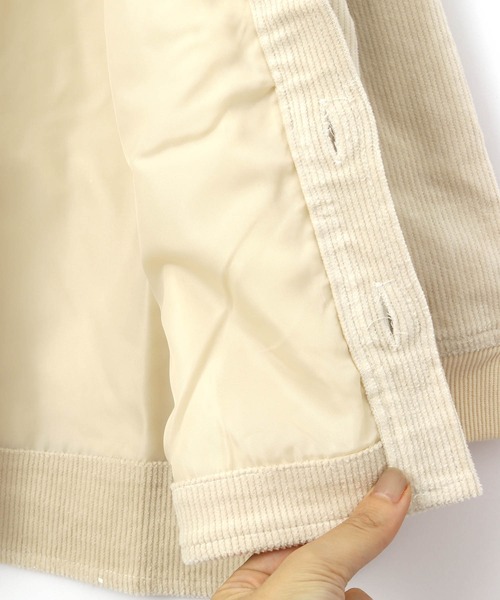 MAKE YOUR DAY（メイクユアデイ）の「コールテンCPOジャケット■150.160cm（その他アウター・キッズ・アイボリー/ベージュ・150/160）」の12枚目の写真