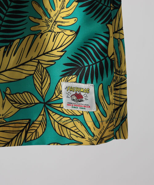 FREDY MAC（フレディーマック）の「【FREDYMAC ”SUNDAY TOOLS WEAR”】リーフ柄プリントショーツ（その他パンツ・メンズ・ブルー系その他7/グリーン系その他7/レッド系その他7・MEDIUM/LARGE）」の2枚目の写真