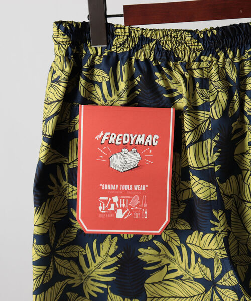 FREDY MAC（フレディーマック）の「【FREDYMAC ”SUNDAY TOOLS WEAR”】リーフ柄プリントショーツ（その他パンツ・メンズ・ブルー系その他7/グリーン系その他7/レッド系その他7・MEDIUM/LARGE）」の16枚目の写真