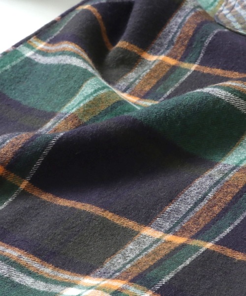 KRIFF MAYER Lady's Collection（クリフメイヤーレディースコレクション）の「マルチチェックシャツ（シャツ/ブラウス・レディース・ベージュ/ネイビー/グレー・LARGE/MEDIUM）」の13枚目の写真