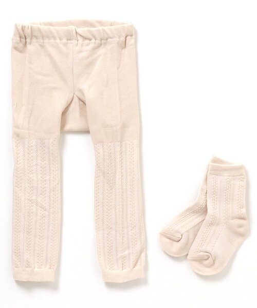 apres les cours（アプレレクール）の「おしりモチーフセパレートスパッツ（その他ベビーウェア・キッズ・アイボリー/グレー/ベージュ/ブラウン・80）」の19枚目の写真