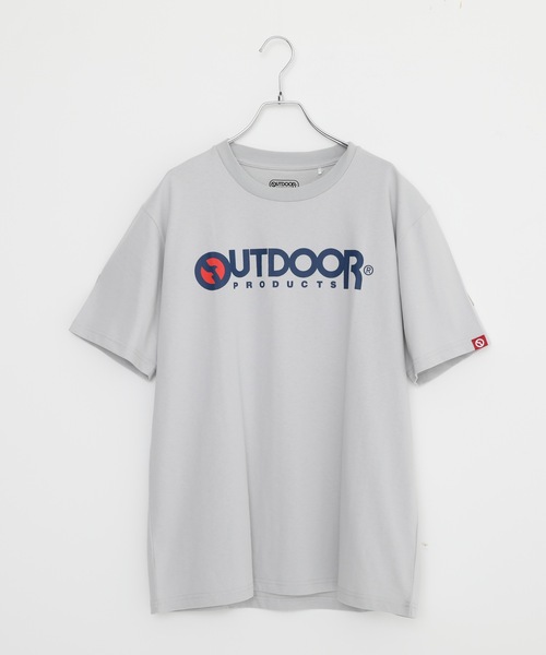 OUTDOOR PRODUCTS APPAREL(アウトドアプロダクツアパレル)の「ひんやり接触冷感素材使用UVカット機能付きロゴプリントTシャツ(Tシャツ/カットソー・メンズ・ホワイト/ブラック/ネイビー/グレー/カーキ・MEDIUM/LARGE/X-LARGE)」の3枚目の写真