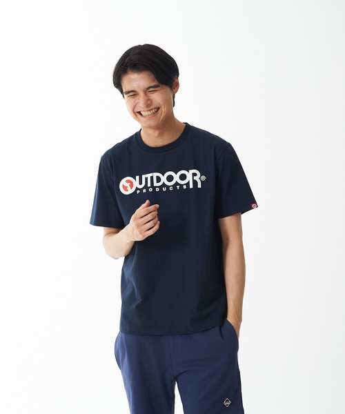 OUTDOOR PRODUCTS APPAREL(アウトドアプロダクツアパレル)の「ひんやり接触冷感素材使用UVカット機能付きロゴプリントTシャツ(Tシャツ/カットソー・メンズ・ホワイト/ブラック/ネイビー/グレー/カーキ・MEDIUM/LARGE/X-LARGE)」の11枚目の写真