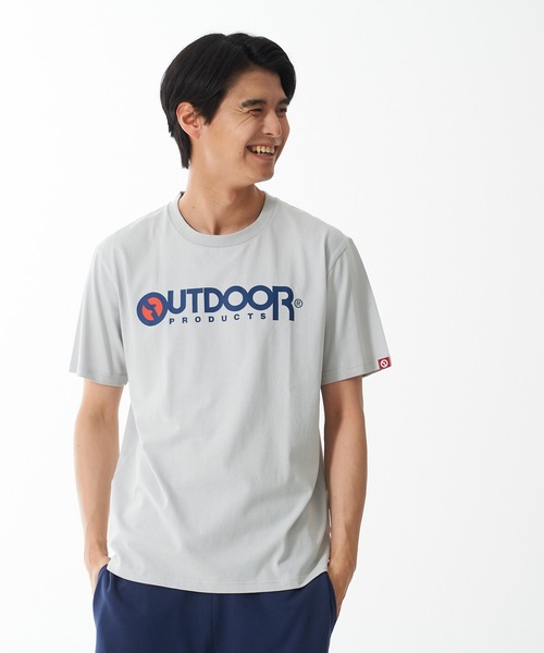 OUTDOOR PRODUCTS APPAREL(アウトドアプロダクツアパレル)の「ひんやり接触冷感素材使用UVカット機能付きロゴプリントTシャツ(Tシャツ/カットソー・メンズ・ホワイト/ブラック/ネイビー/グレー/カーキ・MEDIUM/LARGE/X-LARGE)」の9枚目の写真