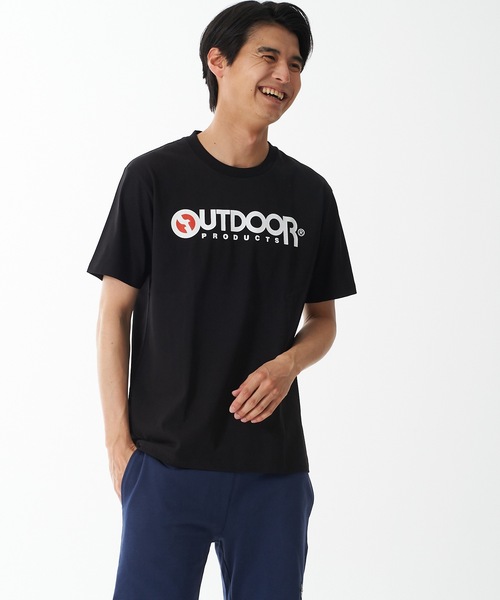 OUTDOOR PRODUCTS APPAREL(アウトドアプロダクツアパレル)の「ひんやり接触冷感素材使用UVカット機能付きロゴプリントTシャツ(Tシャツ/カットソー・メンズ・ホワイト/ブラック/ネイビー/グレー/カーキ・MEDIUM/LARGE/X-LARGE)」の8枚目の写真