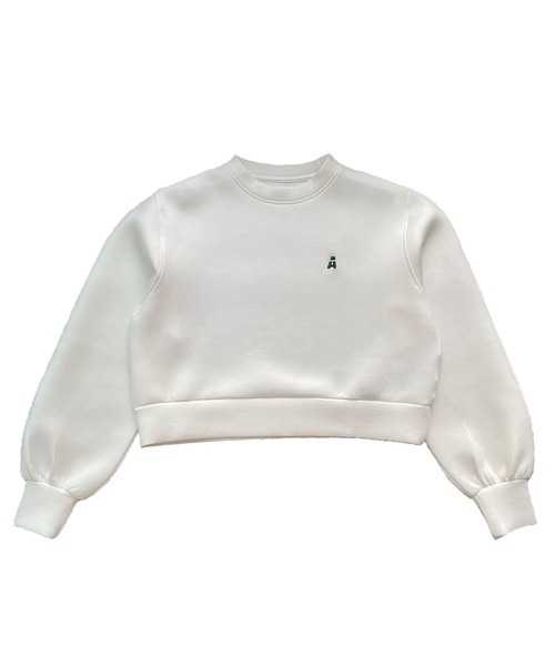 Avvenente(アベネンテ)の「【Avvenente】ボンディングプルオーバー(スウェット・レディース・ブラック/オフホワイト・M)」の18枚目の写真