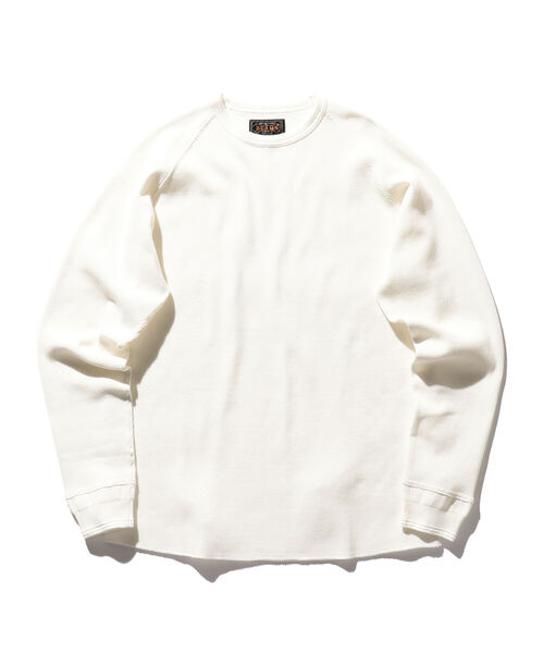 BEAMS PLUS（ビームスプラス）の「BEAMS PLUS / サーマル ロングスリーブ T シャツ（Tシャツ/カットソー・メンズ・ホワイト/ブラック/ヘザーグレー・SMALL/MEDIUM/LARGE/X-LARGE）」の2枚目の写真