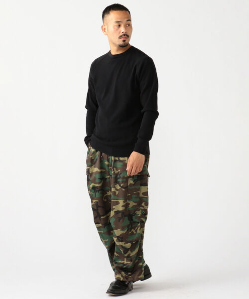 BEAMS PLUS（ビームスプラス）の「BEAMS PLUS / サーマル ロングスリーブ T シャツ（Tシャツ/カットソー・メンズ・ホワイト/ブラック/ヘザーグレー・SMALL/MEDIUM/LARGE/X-LARGE）」の11枚目の写真