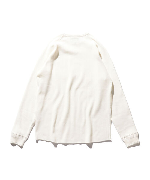 BEAMS PLUS（ビームスプラス）の「BEAMS PLUS / サーマル ロングスリーブ T シャツ（Tシャツ/カットソー・メンズ・ホワイト/ブラック/ヘザーグレー・SMALL/MEDIUM/LARGE/X-LARGE）」の16枚目の写真