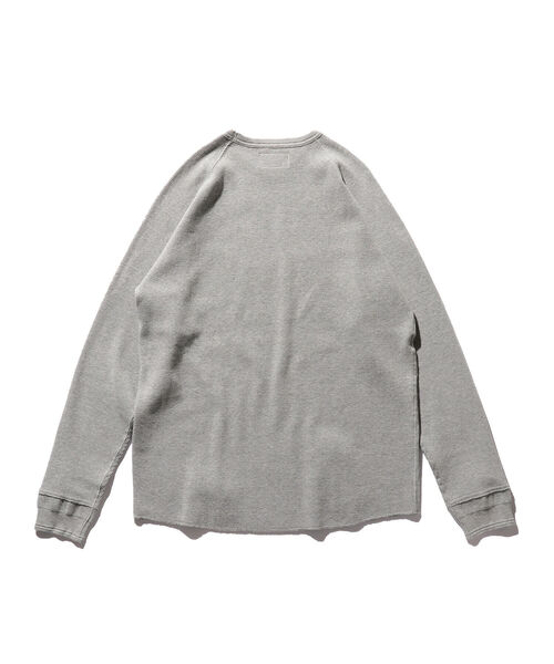 BEAMS PLUS（ビームスプラス）の「BEAMS PLUS / サーマル ロングスリーブ T シャツ（Tシャツ/カットソー・メンズ・ホワイト/ブラック/ヘザーグレー・SMALL/MEDIUM/LARGE/X-LARGE）」の13枚目の写真