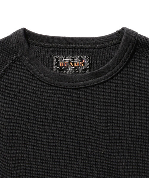BEAMS PLUS（ビームスプラス）の「BEAMS PLUS / サーマル ロングスリーブ T シャツ（Tシャツ/カットソー・メンズ・ホワイト/ブラック/ヘザーグレー・SMALL/MEDIUM/LARGE/X-LARGE）」の20枚目の写真