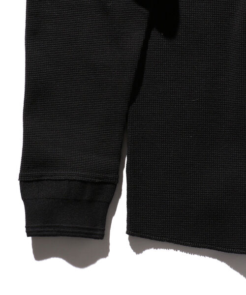 BEAMS PLUS（ビームスプラス）の「BEAMS PLUS / サーマル ロングスリーブ T シャツ（Tシャツ/カットソー・メンズ・ホワイト/ブラック/ヘザーグレー・SMALL/MEDIUM/LARGE/X-LARGE）」の17枚目の写真