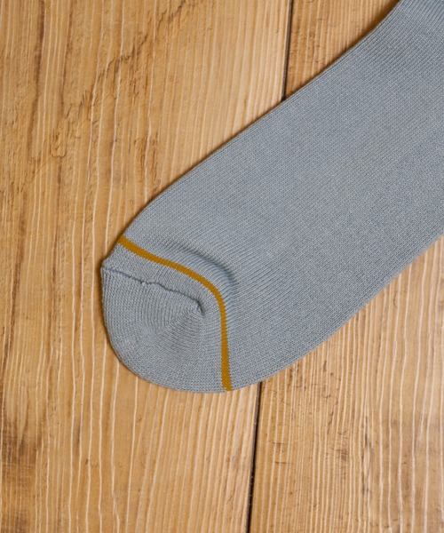 MR.EVERYDAY`S（ミスターエブリデイズ）の「MR.EVERYDAY’S ミスターエブリデイズ / ロングソックス 靴下 日本製ロゴエンブレムラインソックス (MR.LOGO EMBLEM BODER) / MR-E089-102（ソックス/靴下・メンズ・ブラウン系その他/ブラック系その他/ブルー系その他・FREE）」の7枚目の写真