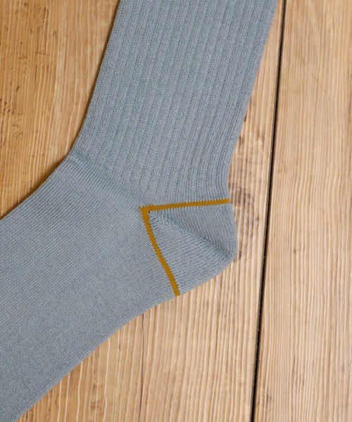 MR.EVERYDAY`S（ミスターエブリデイズ）の「MR.EVERYDAY’S ミスターエブリデイズ / ロングソックス 靴下 日本製ロゴエンブレムラインソックス (MR.LOGO EMBLEM BODER) / MR-E089-102（ソックス/靴下・メンズ・ブラウン系その他/ブラック系その他/ブルー系その他・FREE）」の8枚目の写真