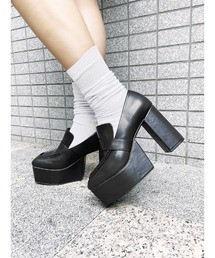 ENVYM | スクエアートゥローファー(ローファー)