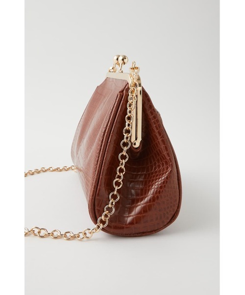 MOUSSY（マウジー）の「FAUX CROCO CRASP バッグ（ショルダーバッグ・レディース・キャメル/ボルドー・FREE）」の14枚目の写真