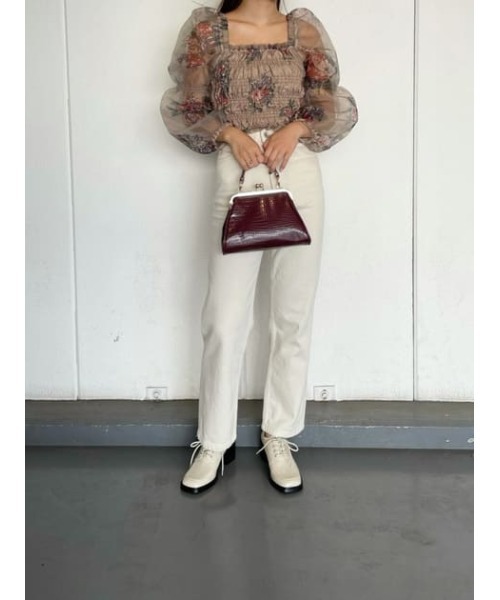 MOUSSY（マウジー）の「FAUX CROCO CRASP バッグ（ショルダーバッグ・レディース・キャメル/ボルドー・FREE）」の20枚目の写真