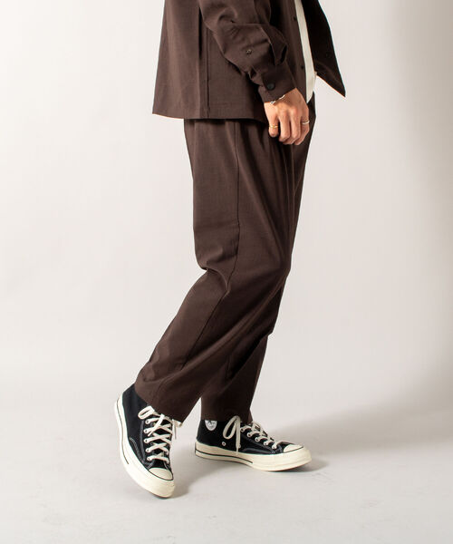 GLOSTER（グロスター）の「【GLOSTER/グロスター】EVALET QUICK DRY EASY PANTS イージーパンツ 21AW（その他パンツ・メンズ・ブラック/ダークブラウン/ベージュ系その他・MEDIUM/LARGE）」の4枚目の写真