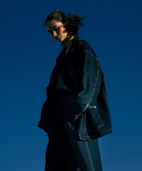 Levi's（リーバイス）の「Levi's(R) RED QUILTED チョアコート BLUE EYE（デニムジャケット・レディース・インディゴブルー・XS/S/M）」の13枚目の写真