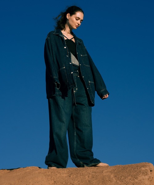 Levi's（リーバイス）の「Levi's(R) RED QUILTED チョアコート BLUE EYE（デニムジャケット・レディース・インディゴブルー・XS/S/M）」の18枚目の写真