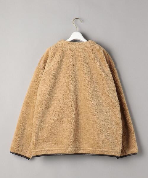 muller of yoshiokubo(ミュラーオブヨシオクボ)の「<muller of yoshiokubo>フェイクボア ノーカラーコート -2WAY- Ψ(ノーカラーコート・レディース・ダークブラウン・38)」の8枚目の写真