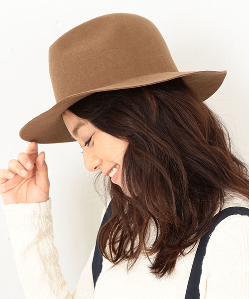 Ray BEAMS(レイビームス)の「SALTWATER COWBOY / FELT HAT(ハット・レディース・ブラック/ブラウン系その他・ONE SIZE)」の2枚目の写真