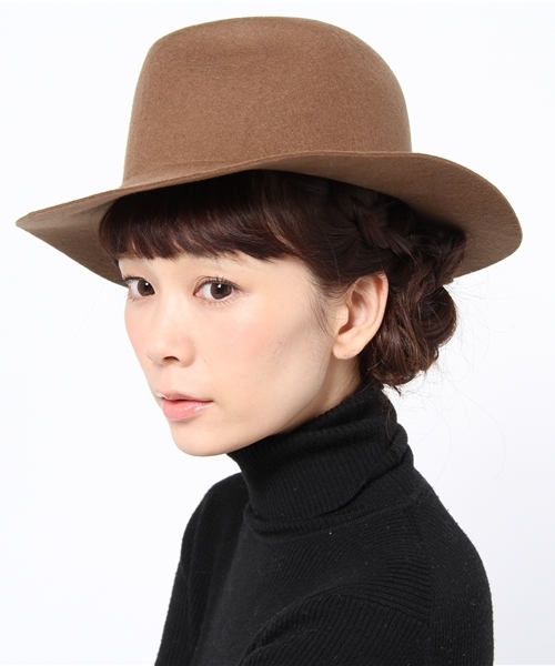 Ray BEAMS(レイビームス)の「SALTWATER COWBOY / FELT HAT(ハット・レディース・ブラック/ブラウン系その他・ONE SIZE)」の4枚目の写真