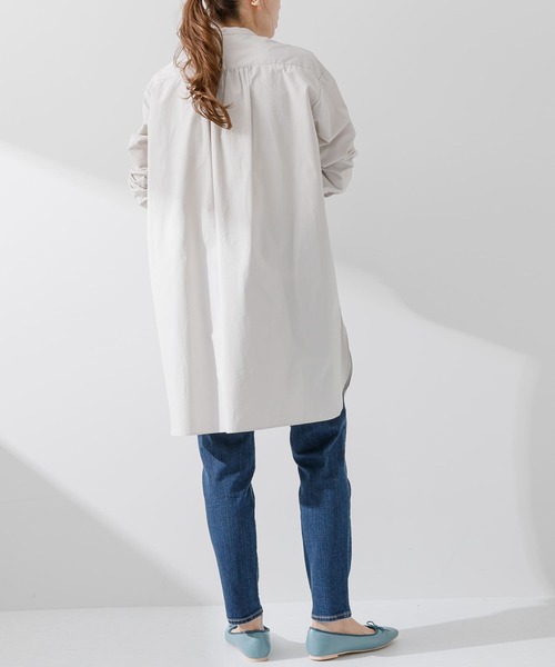 URBAN RESEARCH Sonny Label（アーバンリサーチサニーレーベル）の「キルティングチュニックシャツ（シャツ/ブラウス・レディース・ライトグレー/ホワイト/ブラック・FREE）」の19枚目の写真