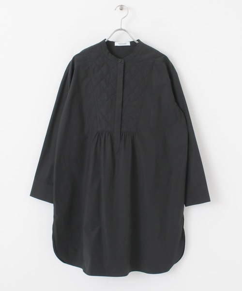 URBAN RESEARCH Sonny Label（アーバンリサーチサニーレーベル）の「キルティングチュニックシャツ（シャツ/ブラウス・レディース・ライトグレー/ホワイト/ブラック・FREE）」の9枚目の写真