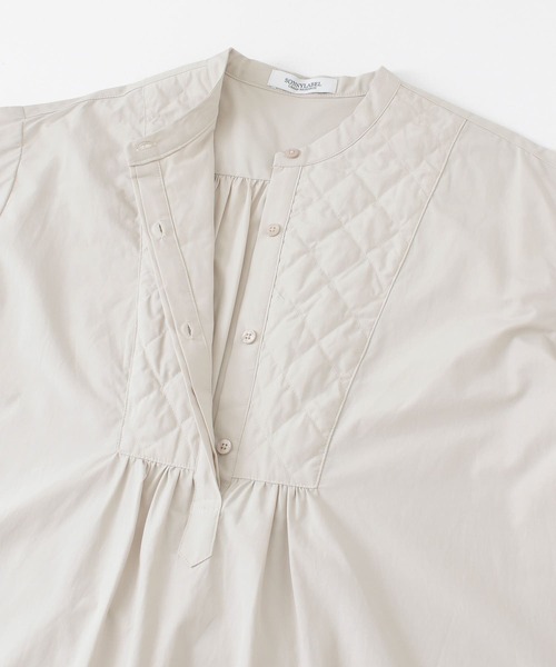 URBAN RESEARCH Sonny Label（アーバンリサーチサニーレーベル）の「キルティングチュニックシャツ（シャツ/ブラウス・レディース・ライトグレー/ホワイト/ブラック・FREE）」の15枚目の写真